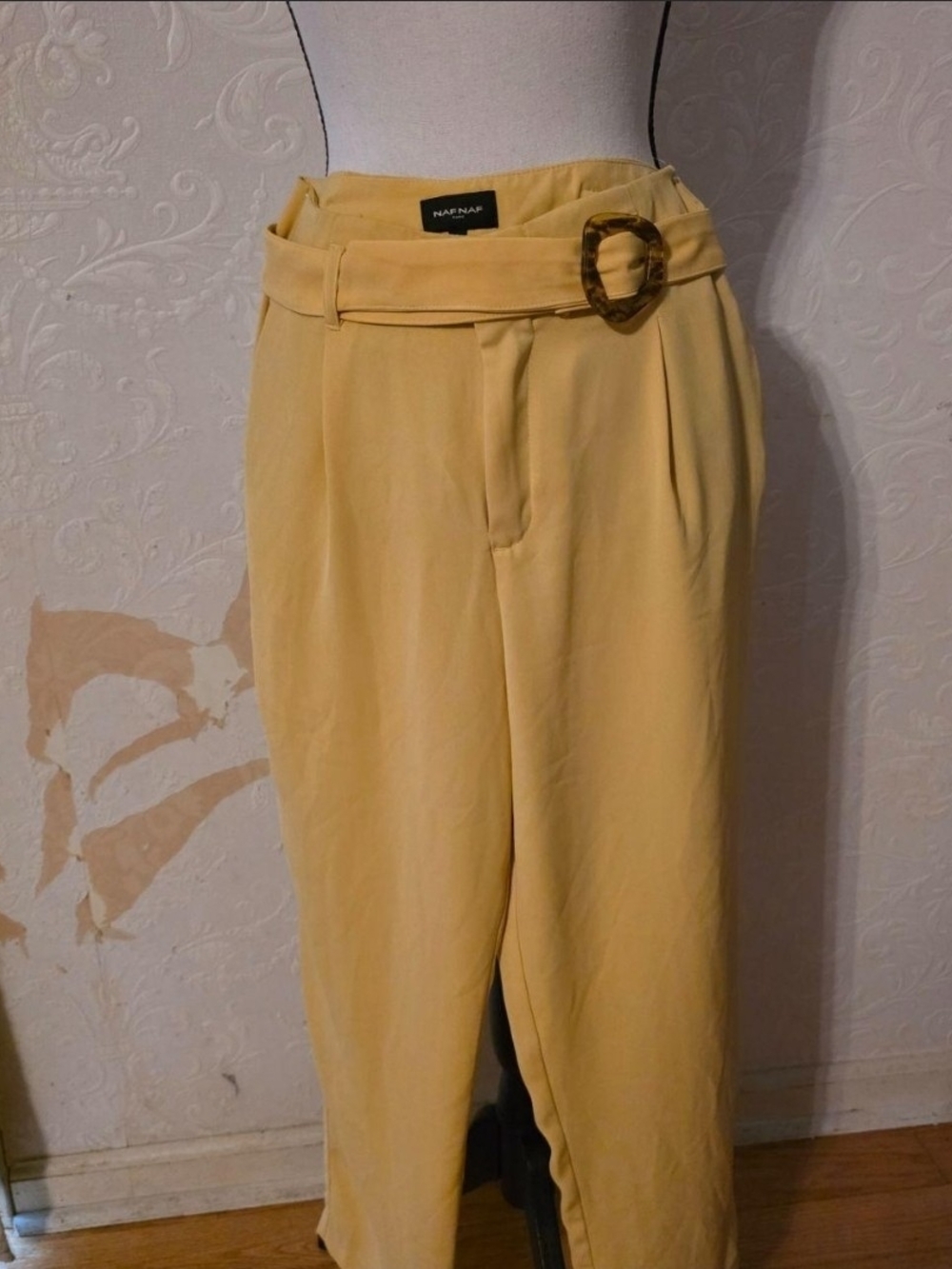 NAF Belted Trousers in Yellow Size 6 Like New